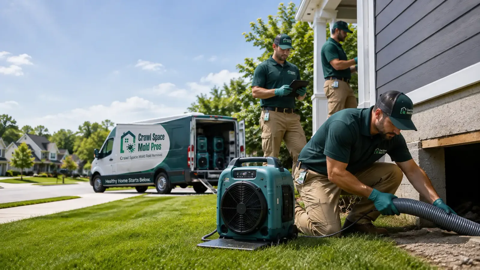 Crawl Space Mold Removal in Lee, ME